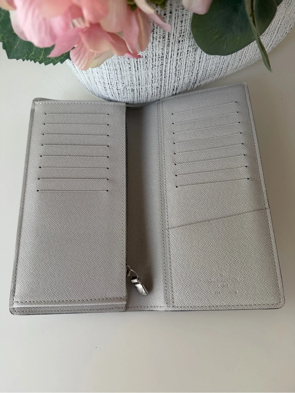 Authentic Louis Vuitton Brazza Wallet Monogram Eclipse